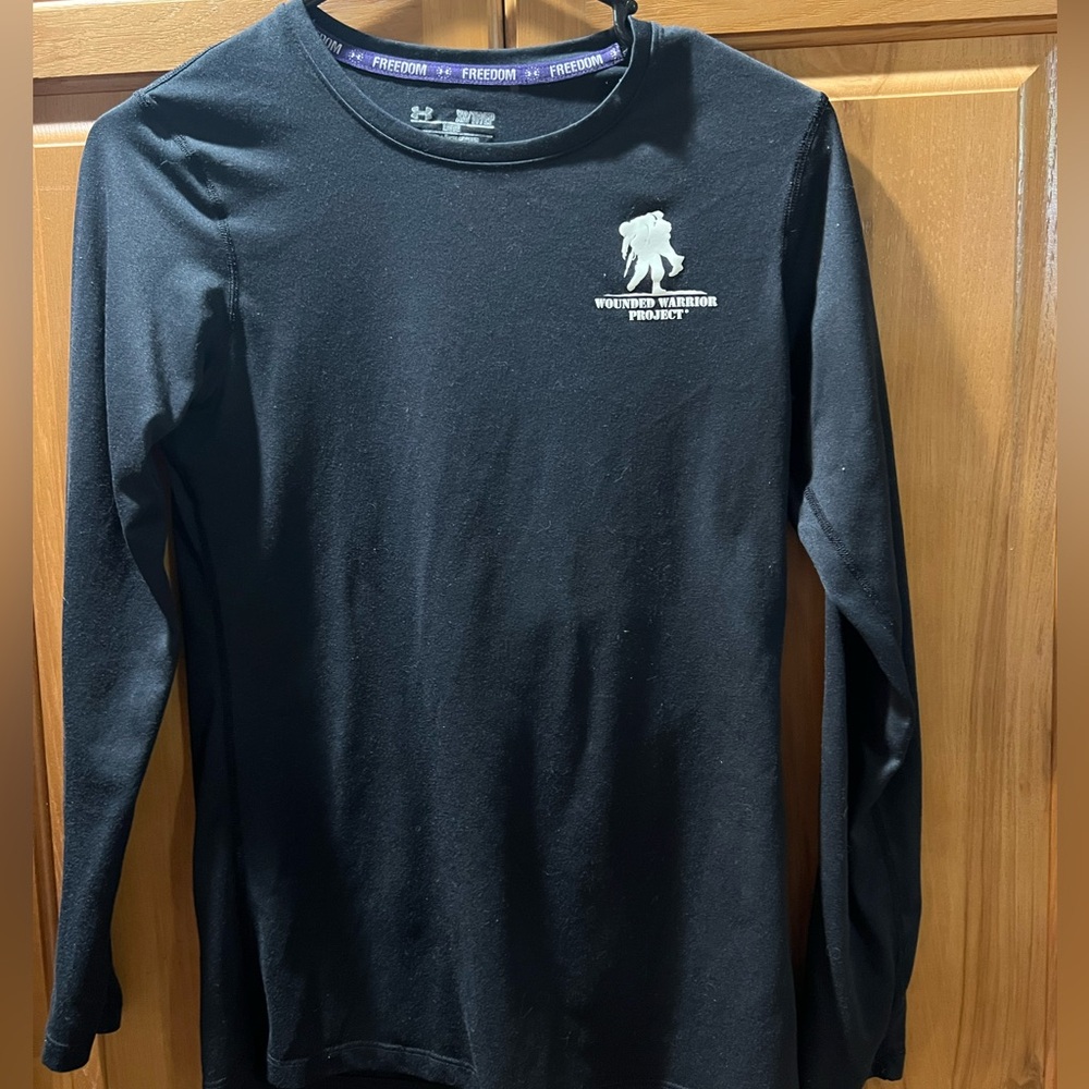Under Armour Black Long Sleeve Tee for Men